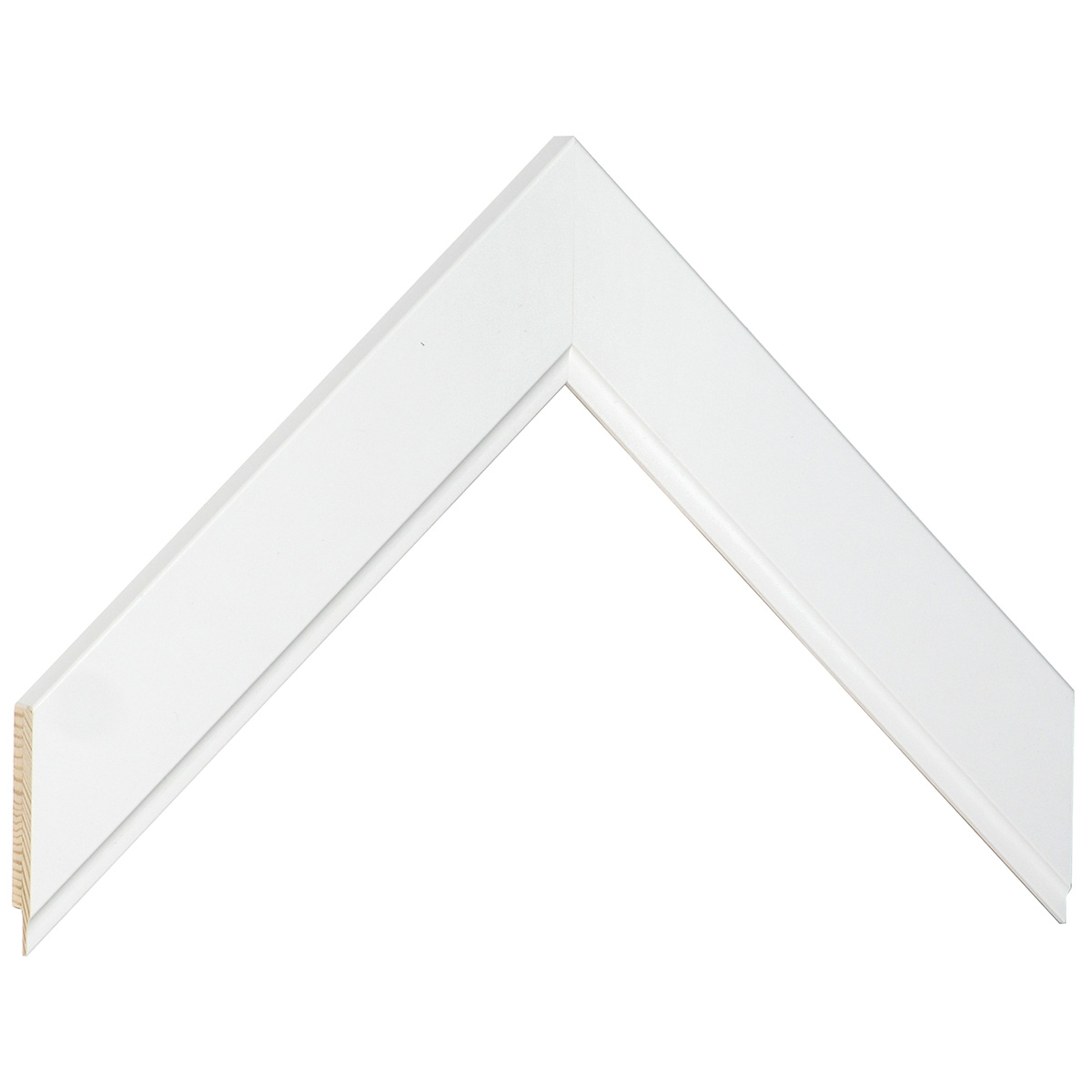 Profil pin îmbinat - Lățime 34mm Înălțime 12 - Alb - Mostră