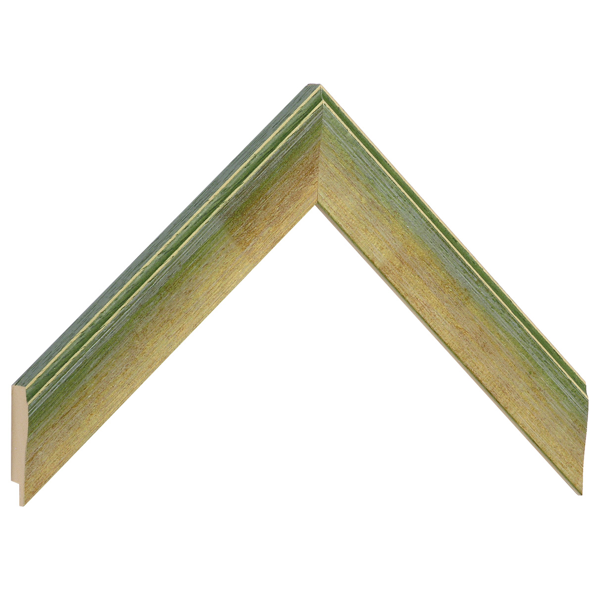 Profil brad Lățime 30 mm - nuanța verde mat - Mostră