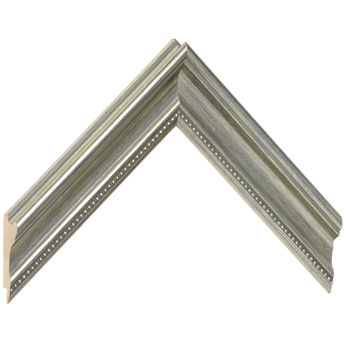 Profil pin îmbinat - Lățime 38mm Înălțime 26 - Argintiu - Mostră