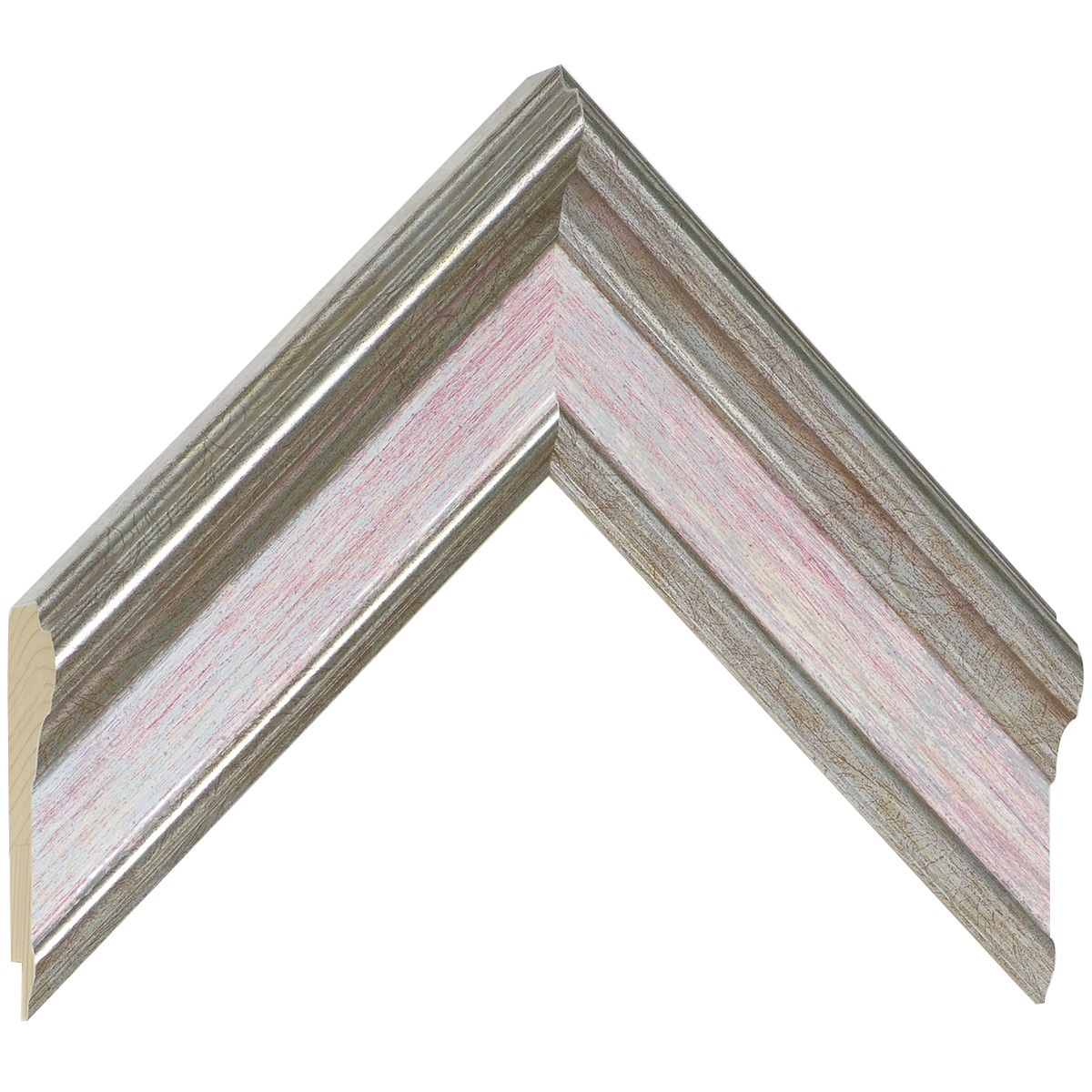 Profil pin îmbinat - Lățime 57mm Înălțime 33 - Finisaj zori - Mostră