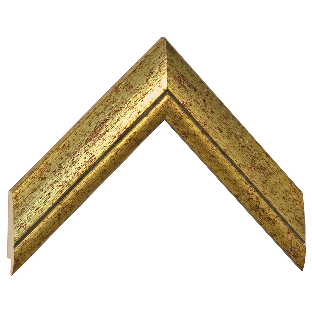 Profil ayous Lățime 40 mm - finisaj auriu antic - Mostră