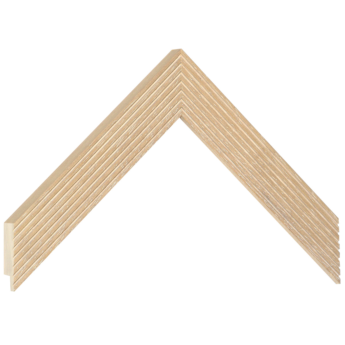 Profil ayous tratat - Lățime 29mm Înălțime 20 - Lemn natur - Mostră
