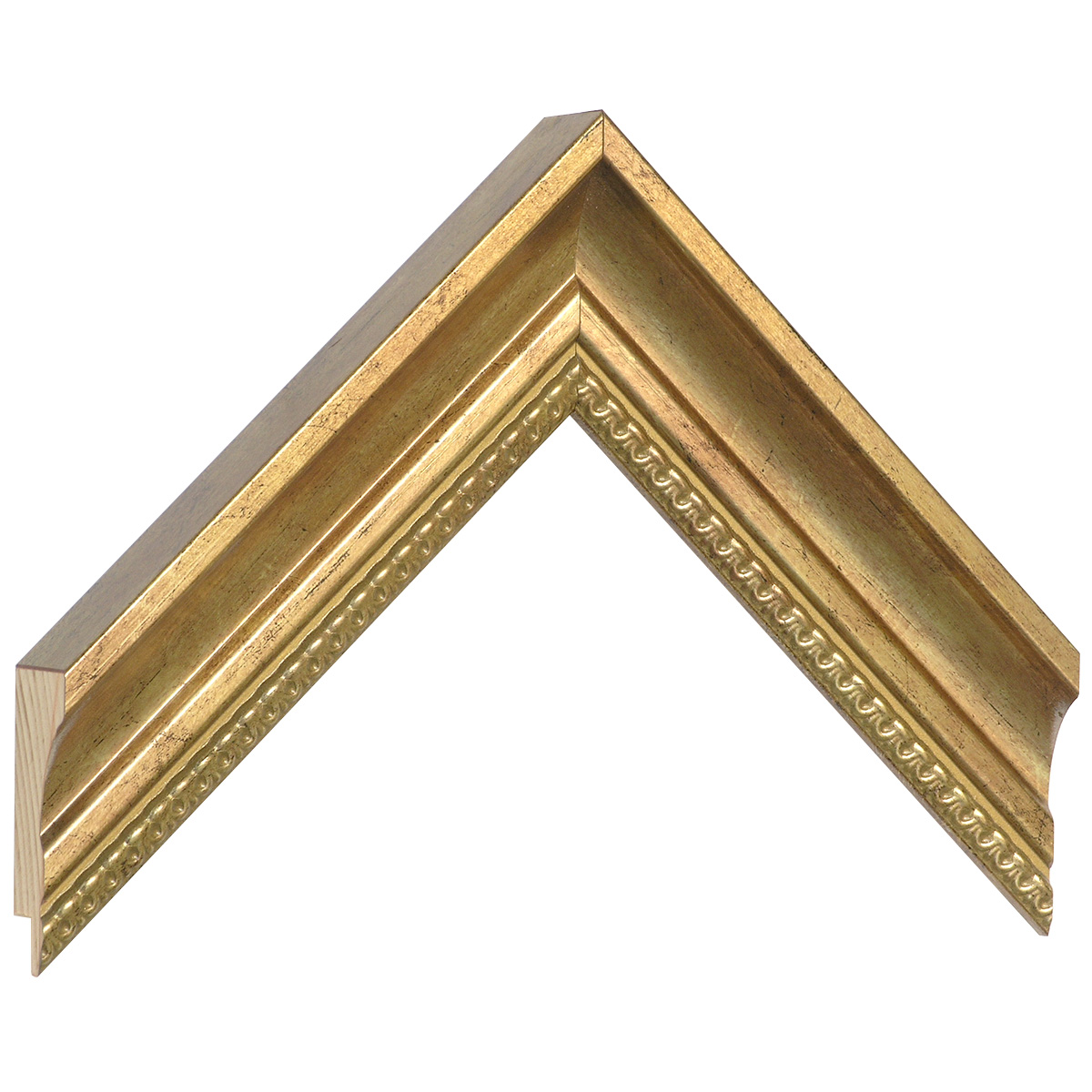 Profil pin îmbinat - Lățime 42 mm Înălțime 30 - auriu - Mostră