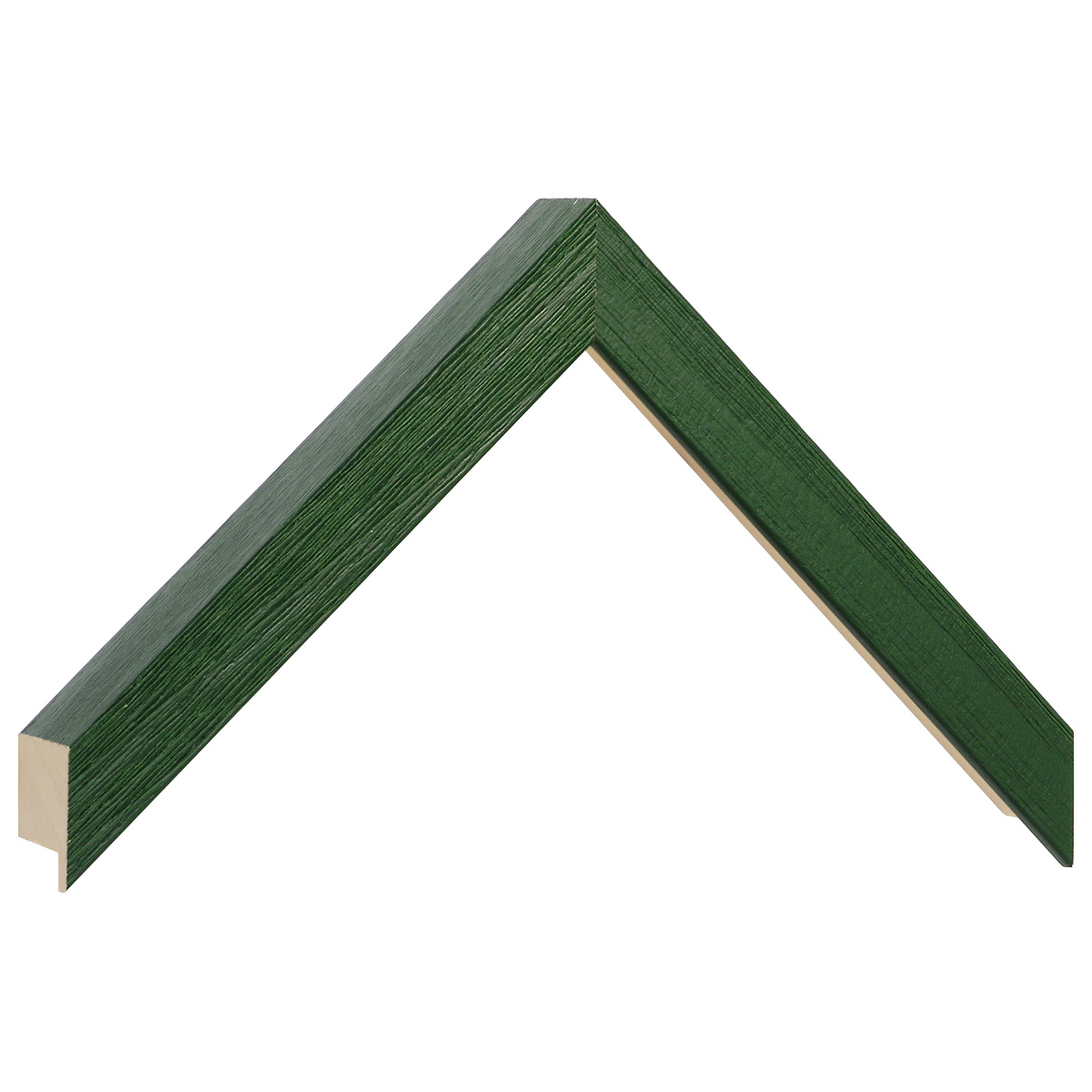 Profil ayous plat Lățime 20 mm Înălțime 32 - verde mat - Mostră