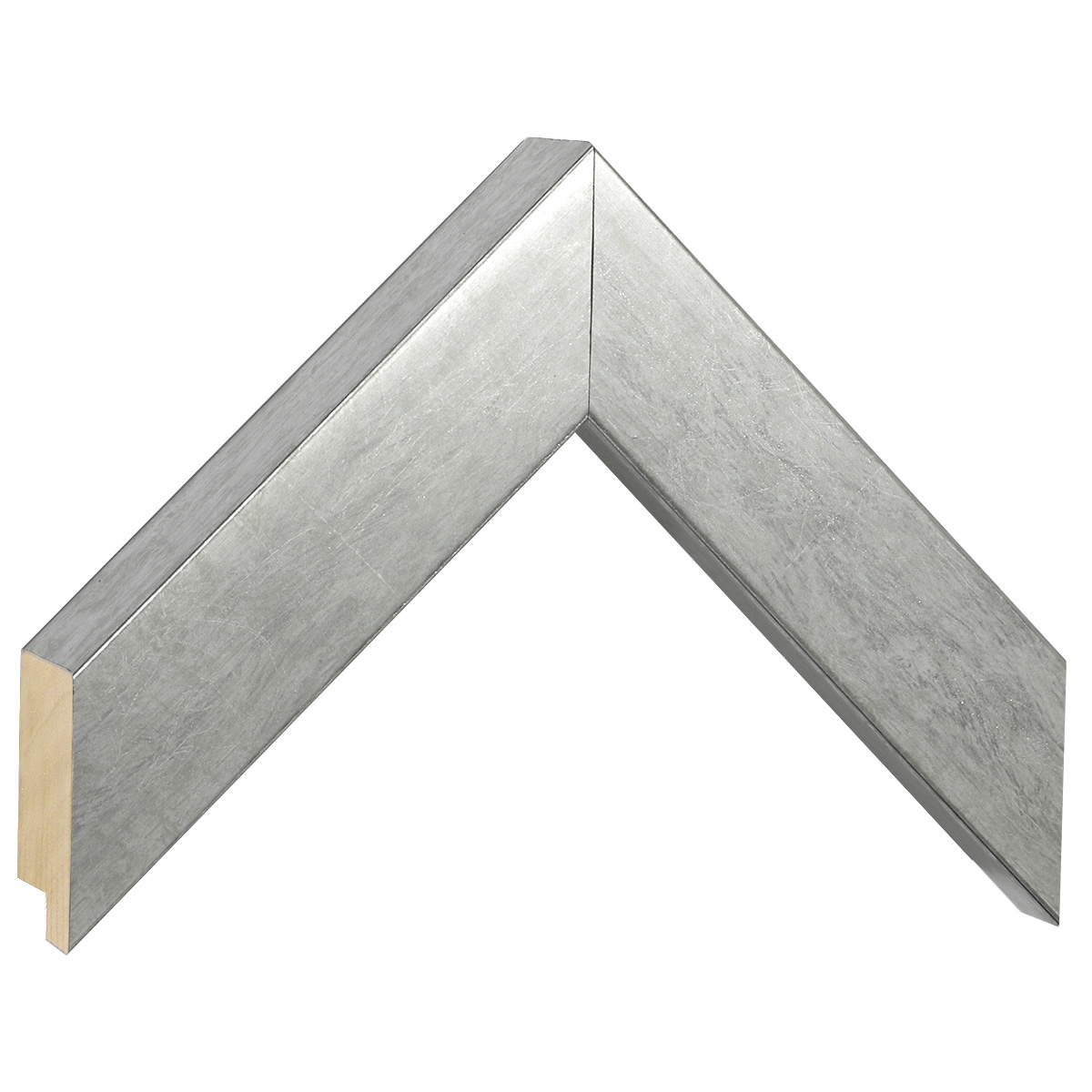 Profil pin lamelar Lățime 40 mm Înălțime 45 - finisaj argintiu  - Mostră