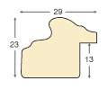 Profil ayous - Lățime 29mm Înălțime 23 - Auriu - Secțiune