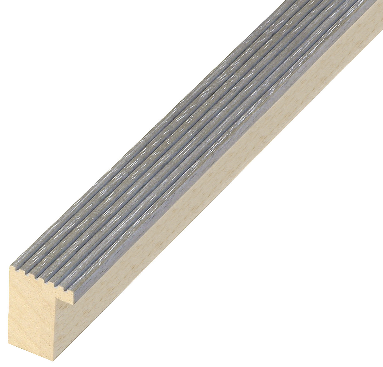 Profil în ayous tratat - Lățime 24 mm - Înălțime 33 - Gri