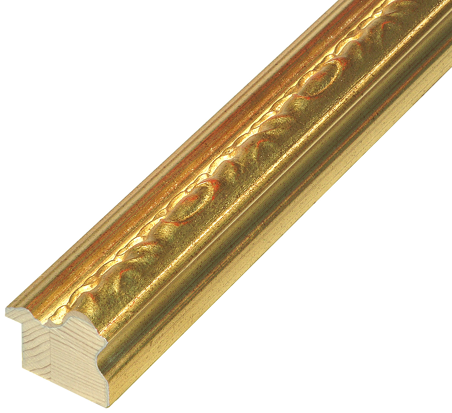 Profil pin - Lățime 40m Înălțime 40 - Auriu cu decorațiuni