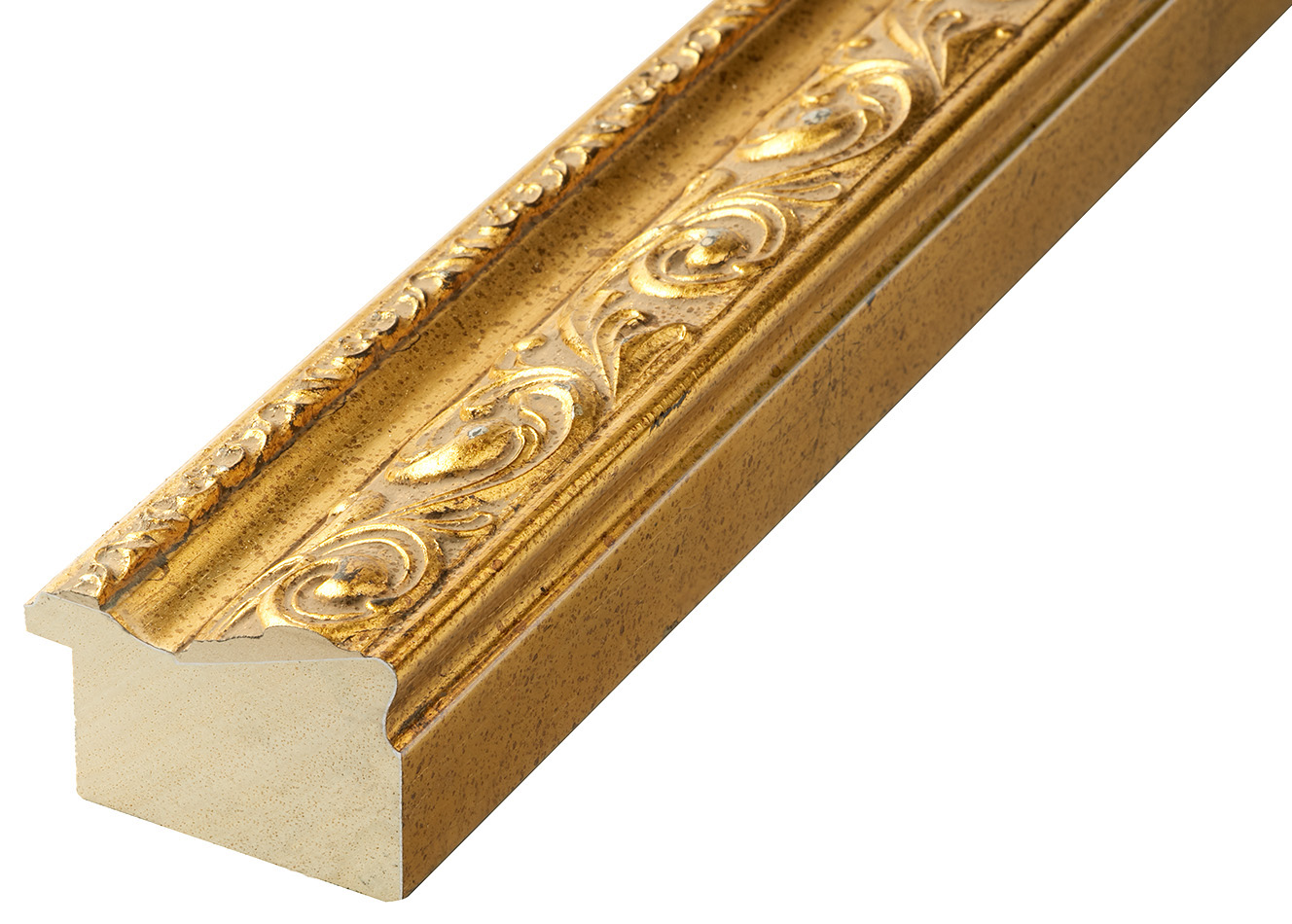 Profil ayous Lăț.64 mm Înălț.44 - auriu, decorațiuni în relief